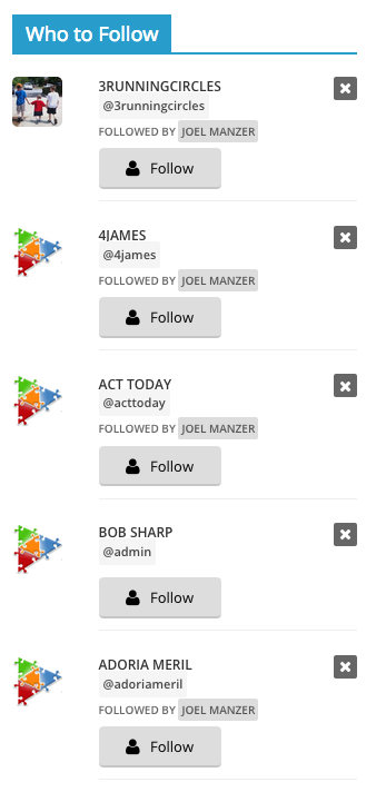 who to follow