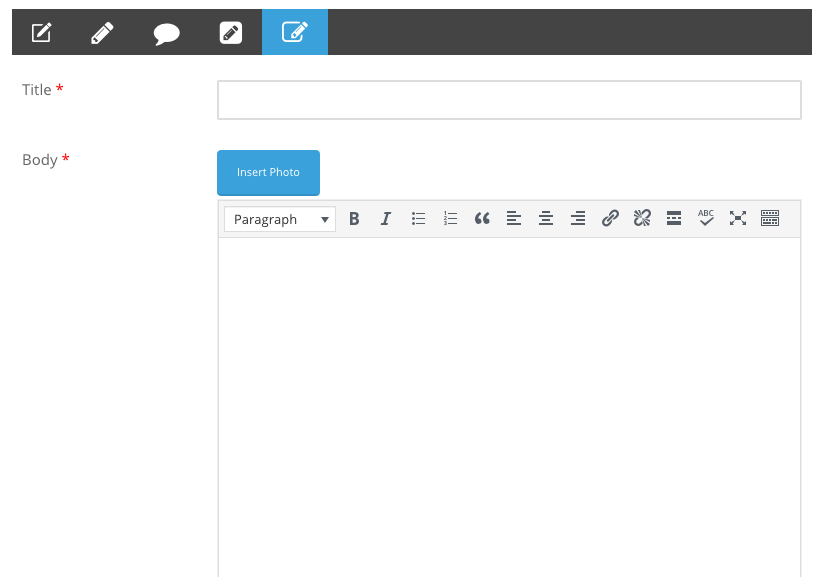 create a post