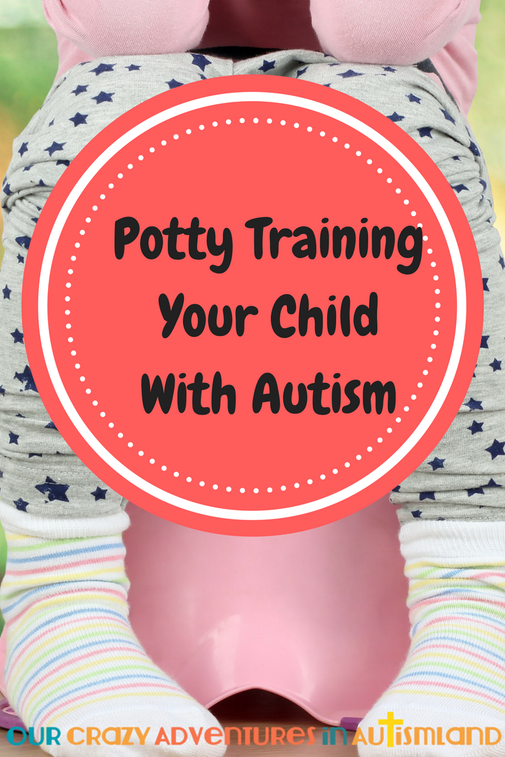 Interested in working on potty training your child with autism? Like all things in autism, it can be done with lots of patience and a good plan.