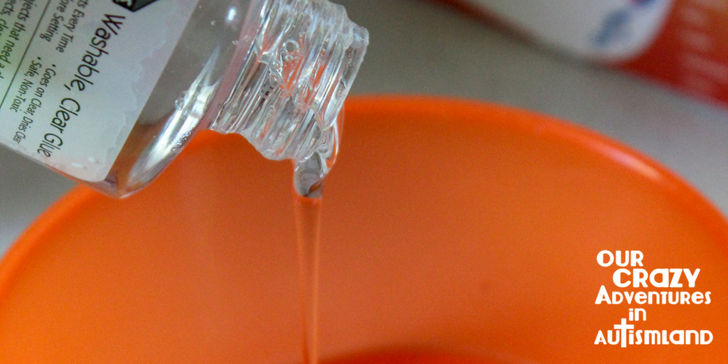 DIY slushie slime for occupational therapy fun is a frugal yet fun option for your at home occupational therapy program.