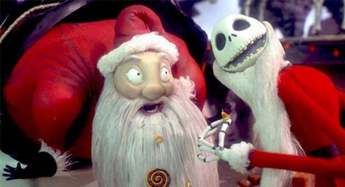 Jack Skellington in the Nightmare Before Christmas