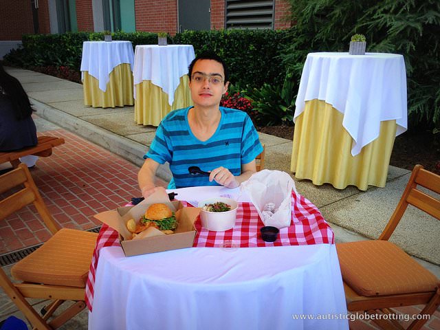 The Four Seasons Food Truck -jeff eating