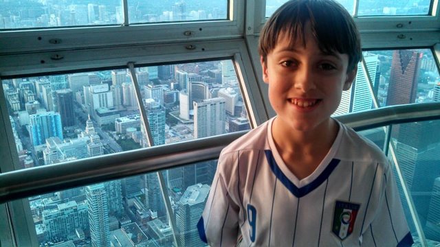 Colin Brennan -Canadian Singer and Autism Inspiration tower view