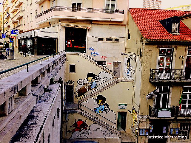 Taking Kids with Autism to Lisbon Portugal art