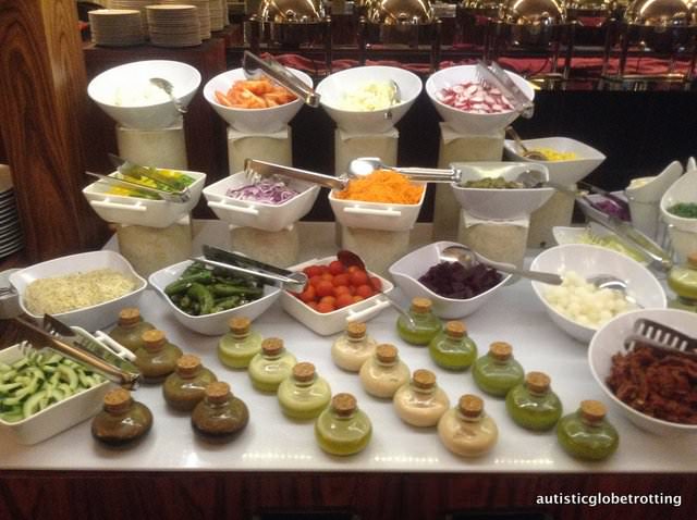 The Family friendly Sheraton Lisbon Portugal salads