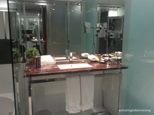 The Family friendly Sheraton Lisbon Portugal vanity