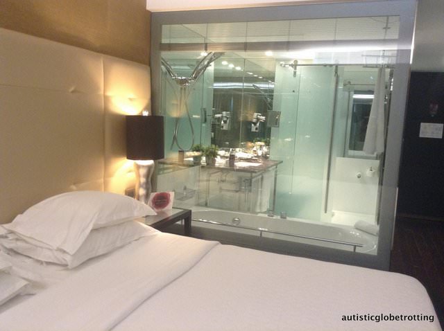 The Family friendly Sheraton Lisbon Portugal bathroom