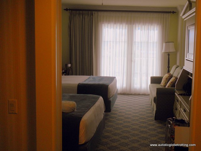 Choosing a Hotel when Traveling with Autism room