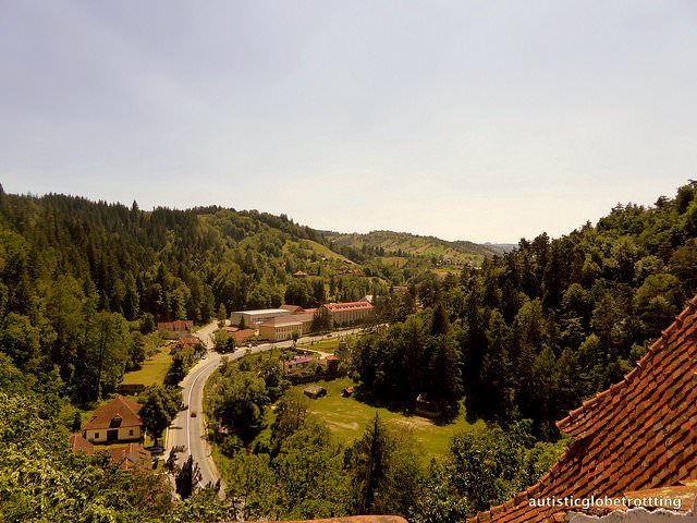 Taking the Kids to Dracula's Castle mountains