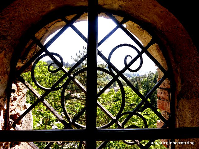 Taking the Kids to Dracula's Castle window