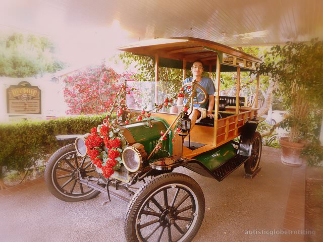 Family Fun at the Apple Farm Inn,San Luis Obispo tractor