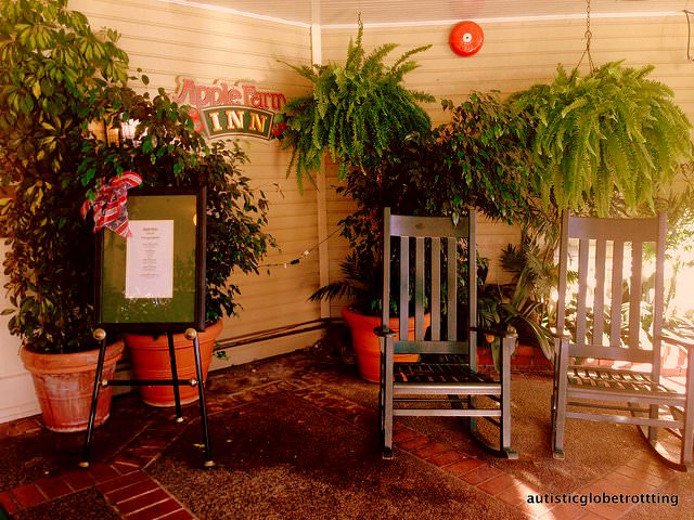 Family Fun at the Apple Farm Inn,San Luis Obispo entrance