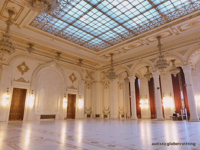 Visiting Bucharest –Our Top Autism Travel Spots grand hall