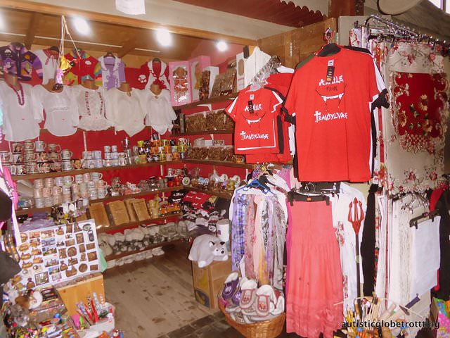 Taking the Kids to Dracula's Bran Castle souvenirs