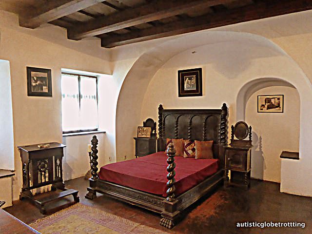Taking the Kids to Dracula's Castle bed