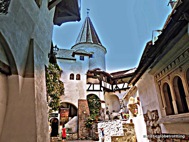 Taking the Kids to Dracula's Castle tower