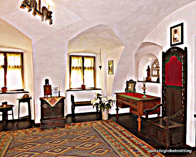 Taking the Kids to Dracula's Castle living room