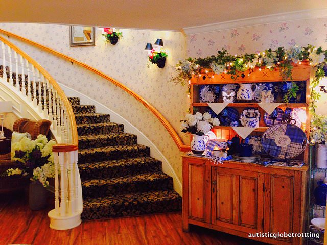 Family Fun at the Apple Farm Inn staircase
