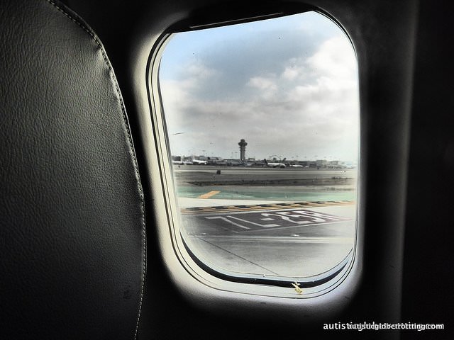 Tips for Flying with Autism on CRJ -700 Planes window