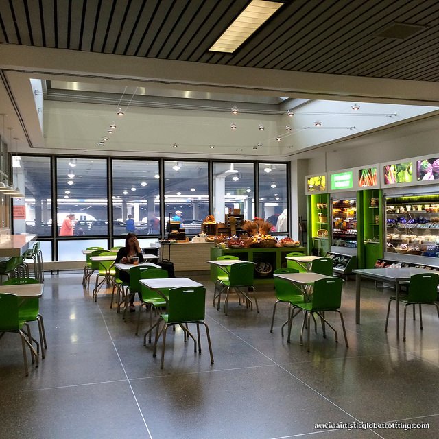 Tips to Avoid Airport Meltdowns for Travelers with Autism cafeteria