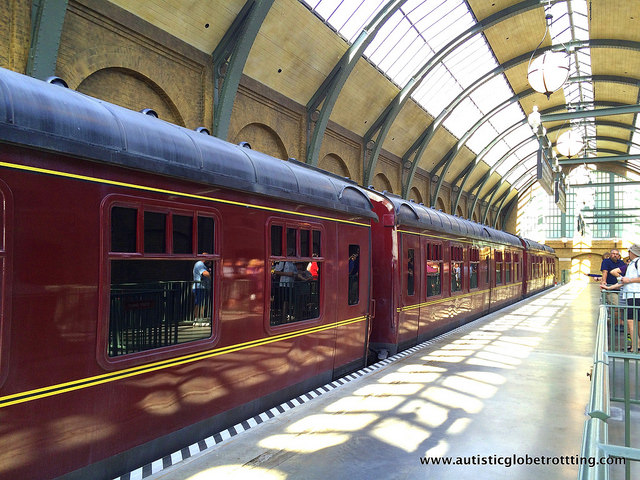 Navigating Universal Studios Orlando with Autism train