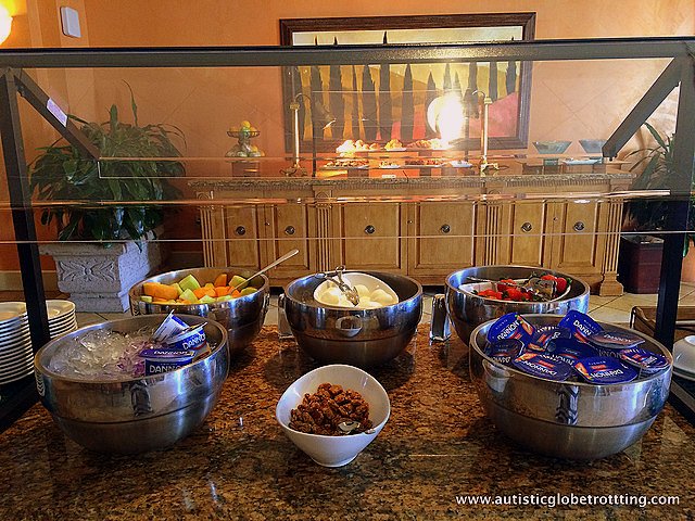 Choosing a Hotel when Traveling with Autism food