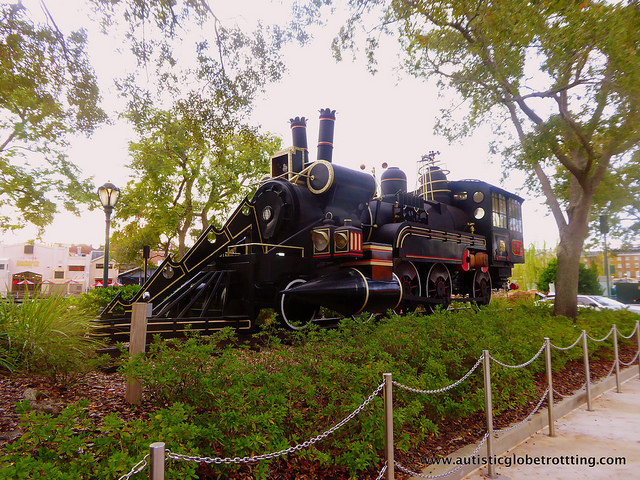 Navigating Universal Studios Orlando with Autism train