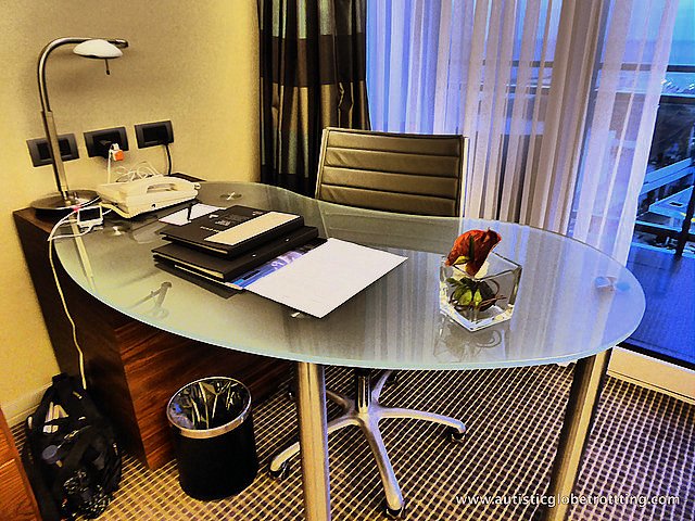 Luxury Family Stay at the Hilton Tel Aviv desk