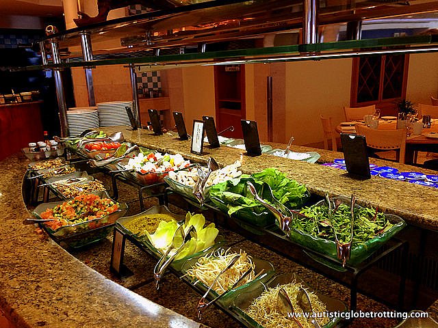 Luxury Family Stay at the Hilton Tel Aviv buffet