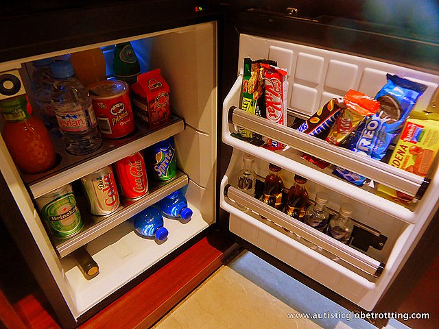 Family Fun at the Crowne Plaza Tel Aviv Beach Hotel fridge