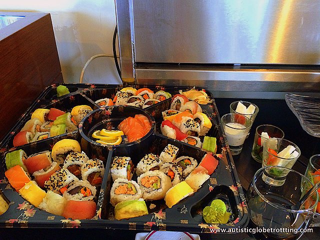 Family Fun at the Crowne Plaza Tel Aviv Beach Hotel sushi