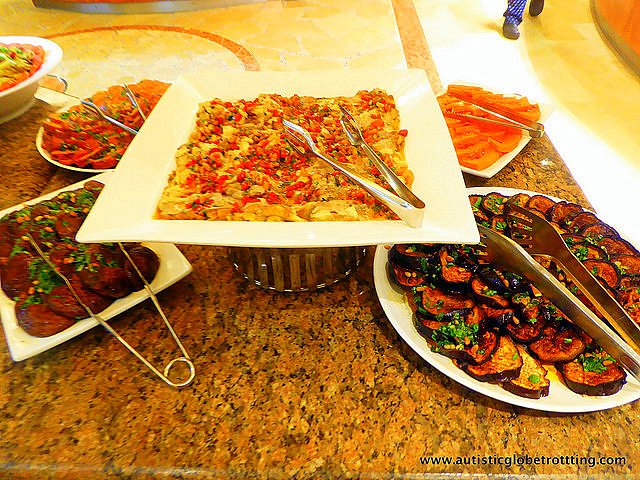 Luxury Family Stay at the Hilton Tel Aviv food