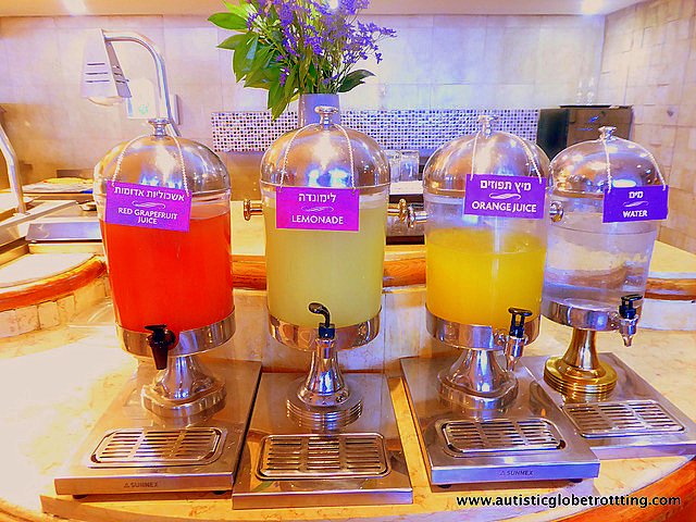 Family Fun at the Crowne Plaza Tel Aviv Beach Hotel juice
