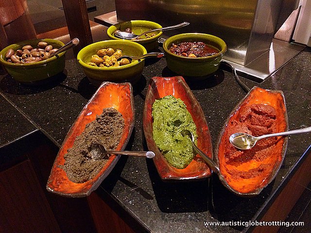 Family Stay at the Intercontinental David Tel Aviv plate
