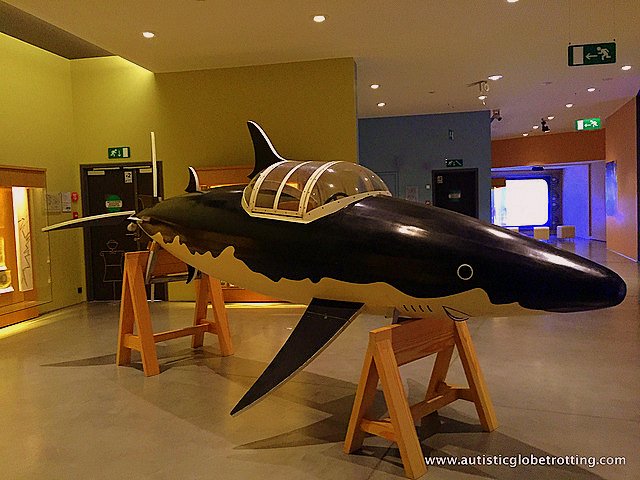 Exploring the Hergé Museum with Family shark
