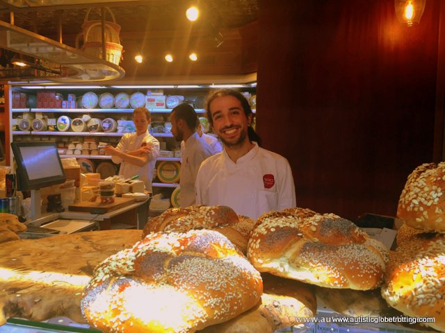 Exploring Tel Aviv's New Food Market Sarona with Family bread