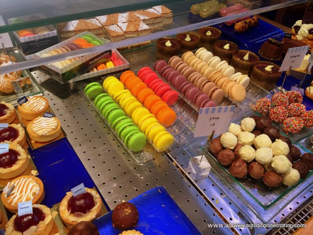 Exploring Tel Aviv's New Food Market Sarona with Family rainbow
