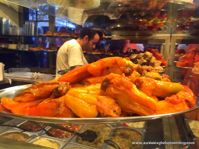 Exploring Tel Aviv's New Food Market Sarona with Family meat