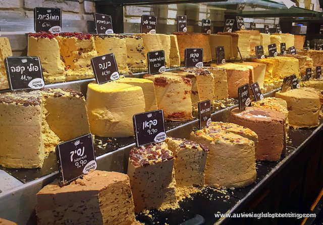 Exploring Tel Aviv's New Food Market Sarona with Family cheese