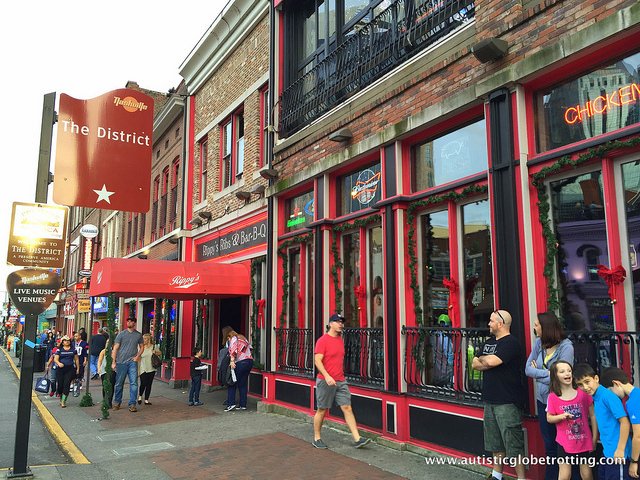 Family Fun in Nashville City street