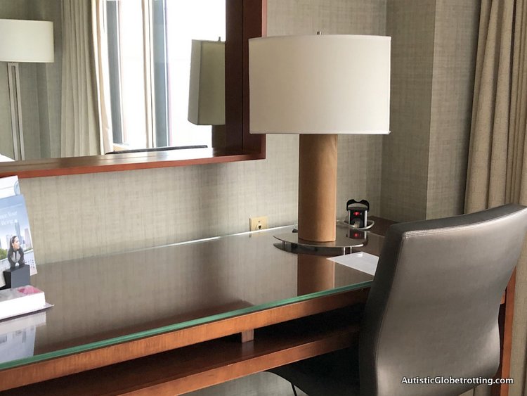Our Family Friendly stay at the Westin San Francisco Airport Hotel desk