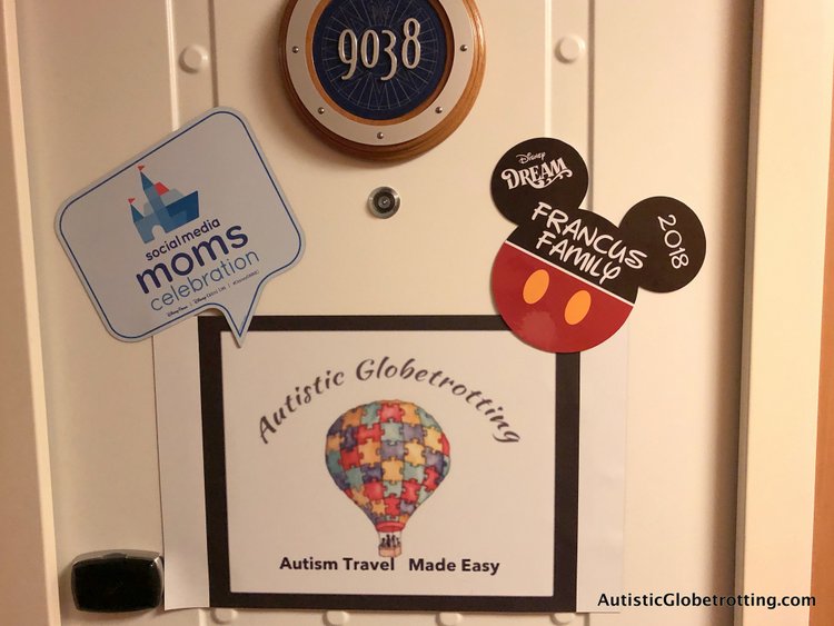 Is a Disney Dream Deluxe Family Oceanview Stateroom worth the splurge? our door magnets