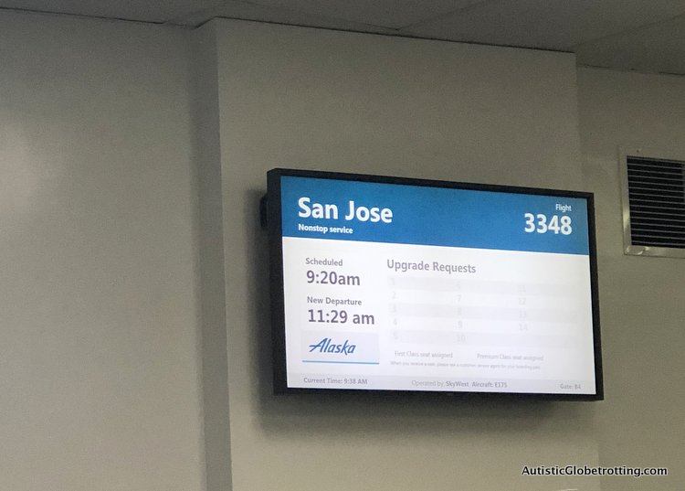 Alaska Airlines Exceeds Expectations Despite a 2 Hour Delay second gate delay