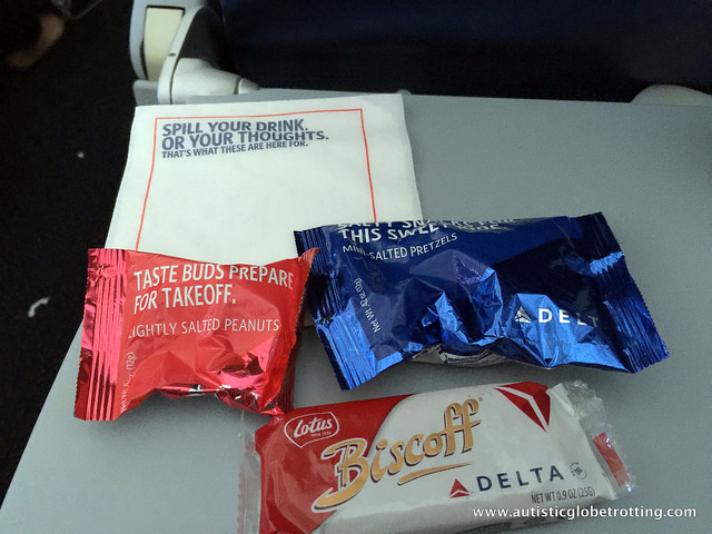 Flying on Delta Airline's Economy 757D Peanuts