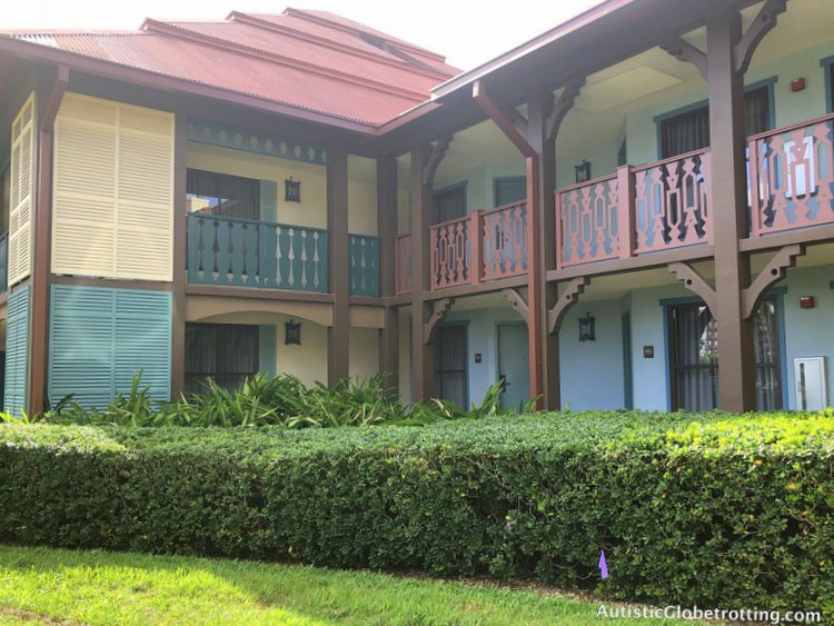 Disney Coronado Springs Resort Tips for Families buildings in casita eight
