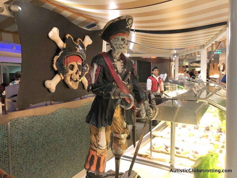 My Favorite highlights from the Disney Social Media Moms Celebration 2018 pirate buffet decoration