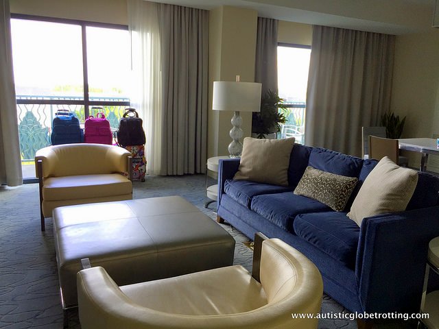Family Friendly Stay at the Walt Disney World Swan Hotel blue