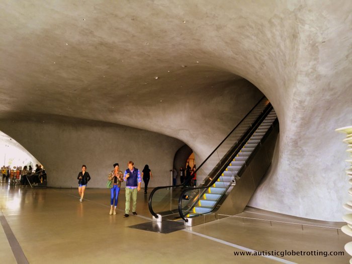 Taking Kids to the Los Angeles Broad Museum stairs