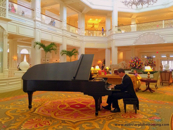 Our Family Stay at Disney's Grand Floridian piano
