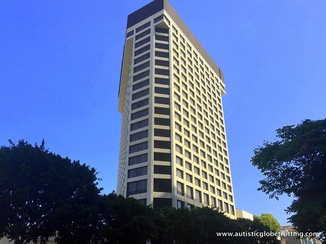 Family Stay at the DoubleTree Los Angeles building